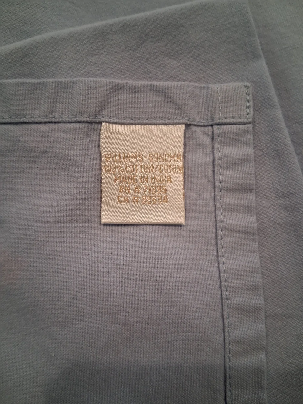 William Sonoma Cotton Napkins